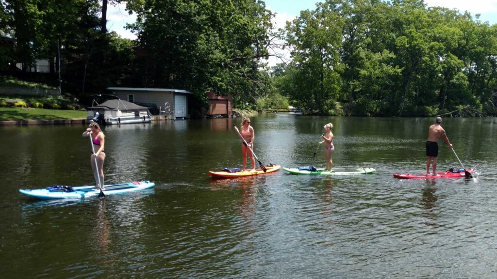 Portage Lakes paddle board rentals, PLX paddleboard rental, rental