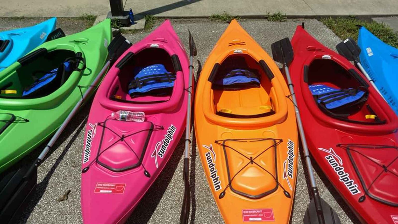 Portage Lakes kayak rentals Portage Lakes paddleboard rentals PLX kayak rental